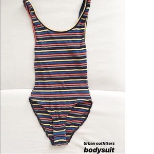 Urban Outfitters striped bodysuit